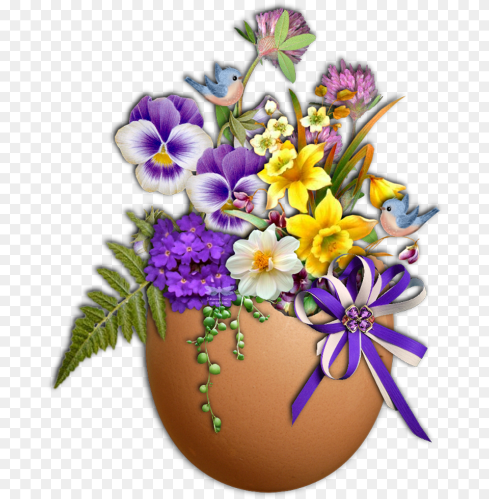 Easter, Flower, Flower Arrangement, Flower Bouquet, Plant Free Png Download