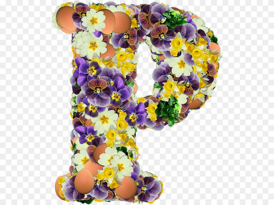Easter Flower, Plant, Flower Arrangement, Text Png Image