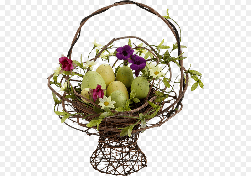 Easter, Flower, Flower Arrangement, Plant, Basket Free Transparent Png