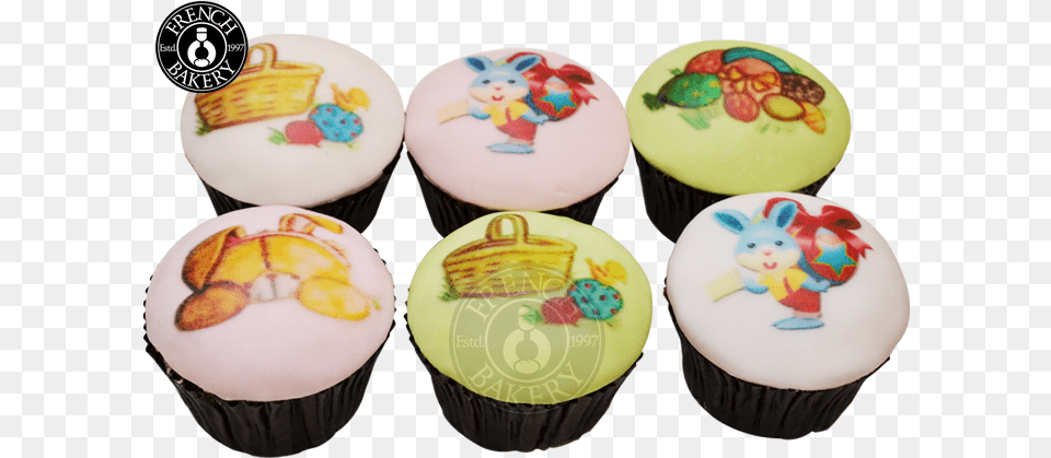 Easter Art Cupcake Easter Cupcake Transparent, Cake, Cream, Dessert, Food Free Png Download