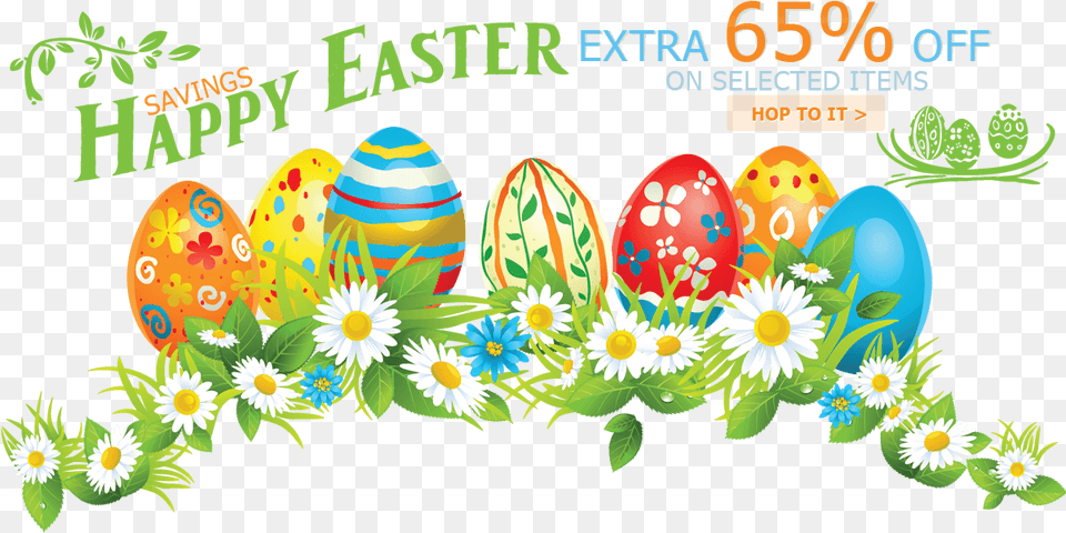 Easter Banner, Easter Egg, Egg, Food, Plant Free Png Download