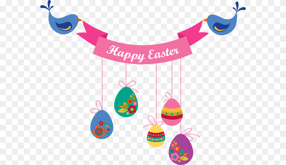 Easter Banner Hd Photo Happy Easter Vector, Art, Graphics, Face, Head Free Png Download