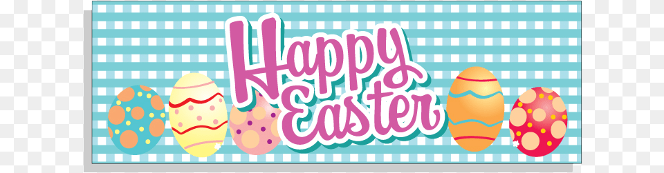 Easter Banner Transparent Image Happy Easter Banner, Egg, Food, Easter Egg Png