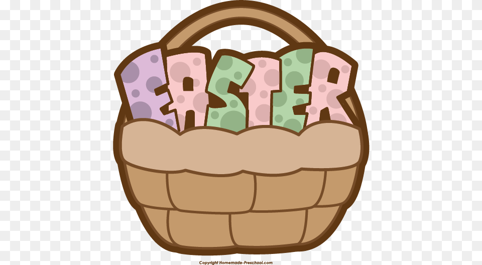 Easter Basket Background Image Clip Art Free Png Download