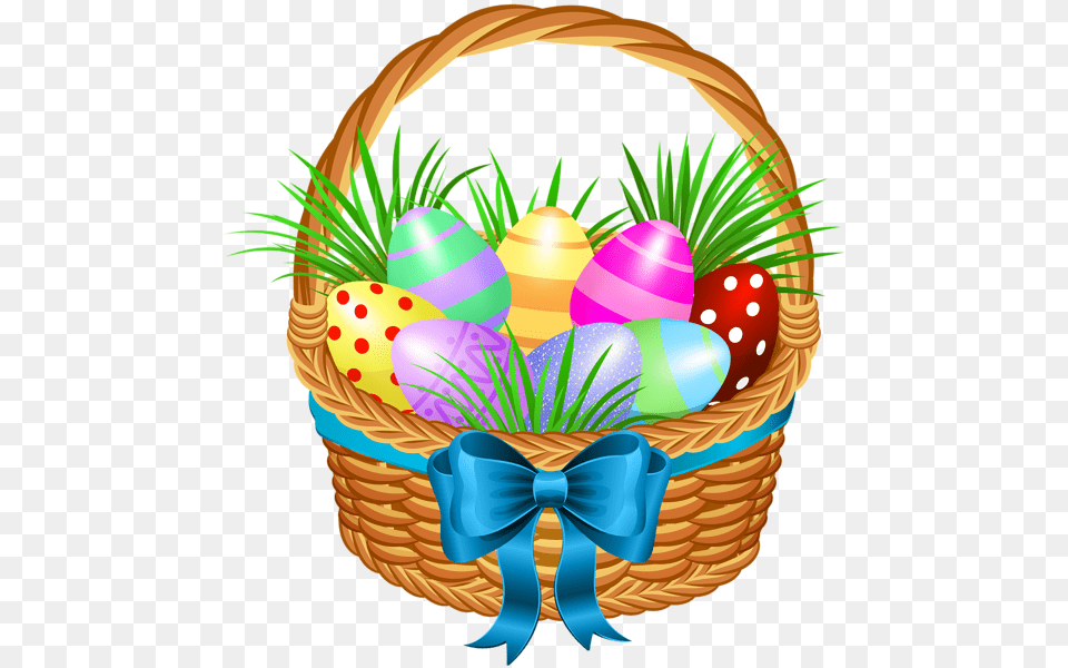 Easter Basket Clip Art, Egg, Food Free Transparent Png