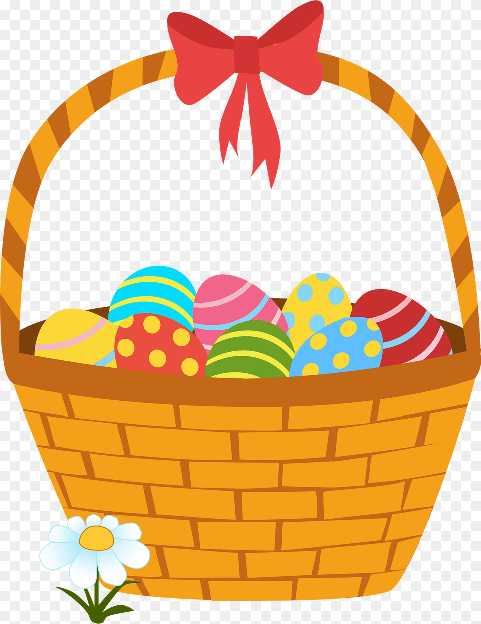 Easter Basket Clipart, Food, Egg Free Png Download