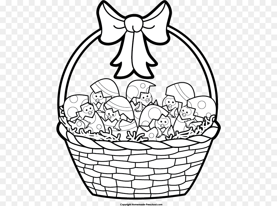 Easter Basket Clipart, Face, Head, Person, Baby Png Image