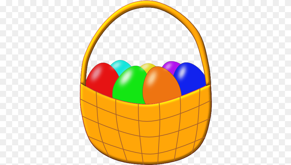 Easter Basket Download Easter Basket With Eggs Clipart, Food Free Transparent Png