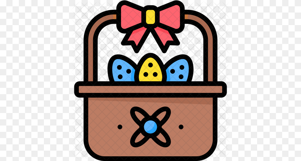 Easter Basket Icon Happy Png Image