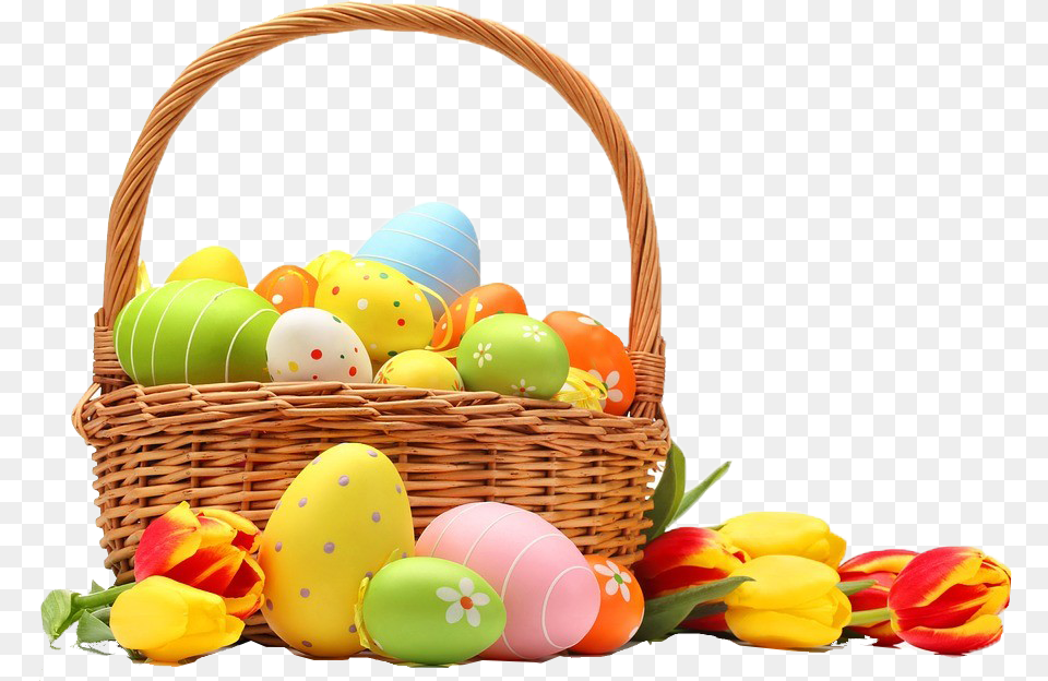 Easter Basket Image File Easter Eggs And Baskets, Egg, Food Free Transparent Png
