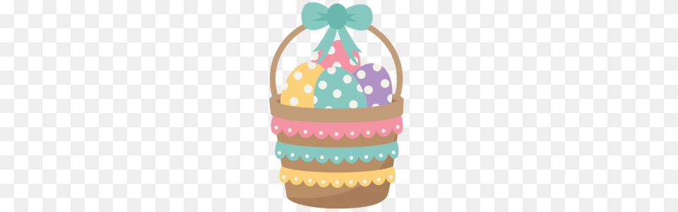 Easter Basket Scrapbook Cute Clipart, Birthday Cake, Cake, Cream, Dessert Free Png