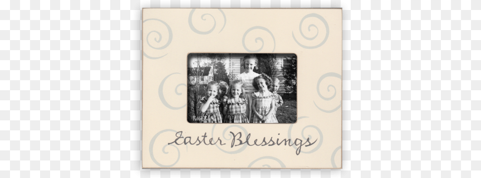 Easter Blessings Cream Picture Frame, Portrait, Photography, Person, Face Free Transparent Png