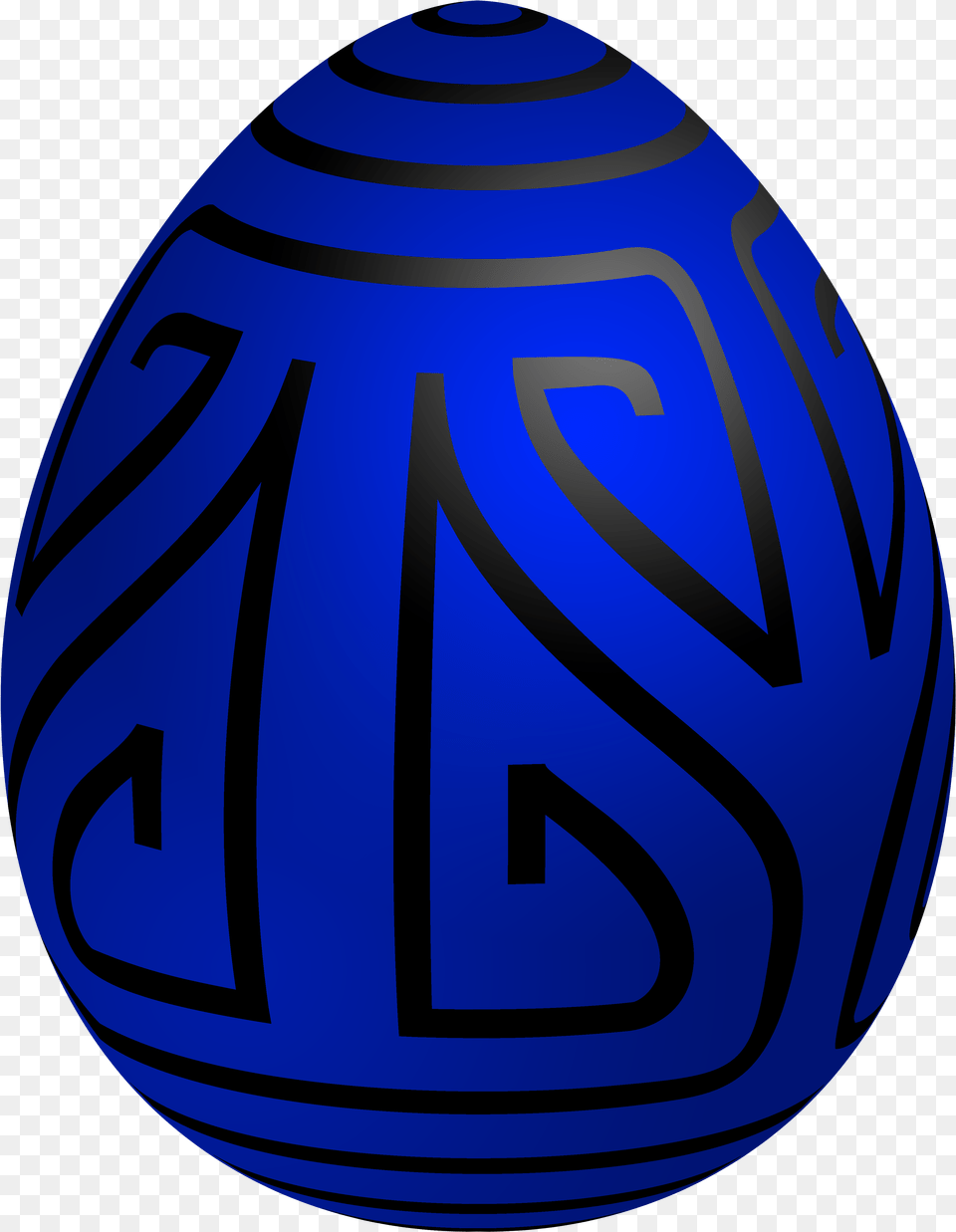 Easter Blue Deco Egg Clip Art, Easter Egg, Food Png Image