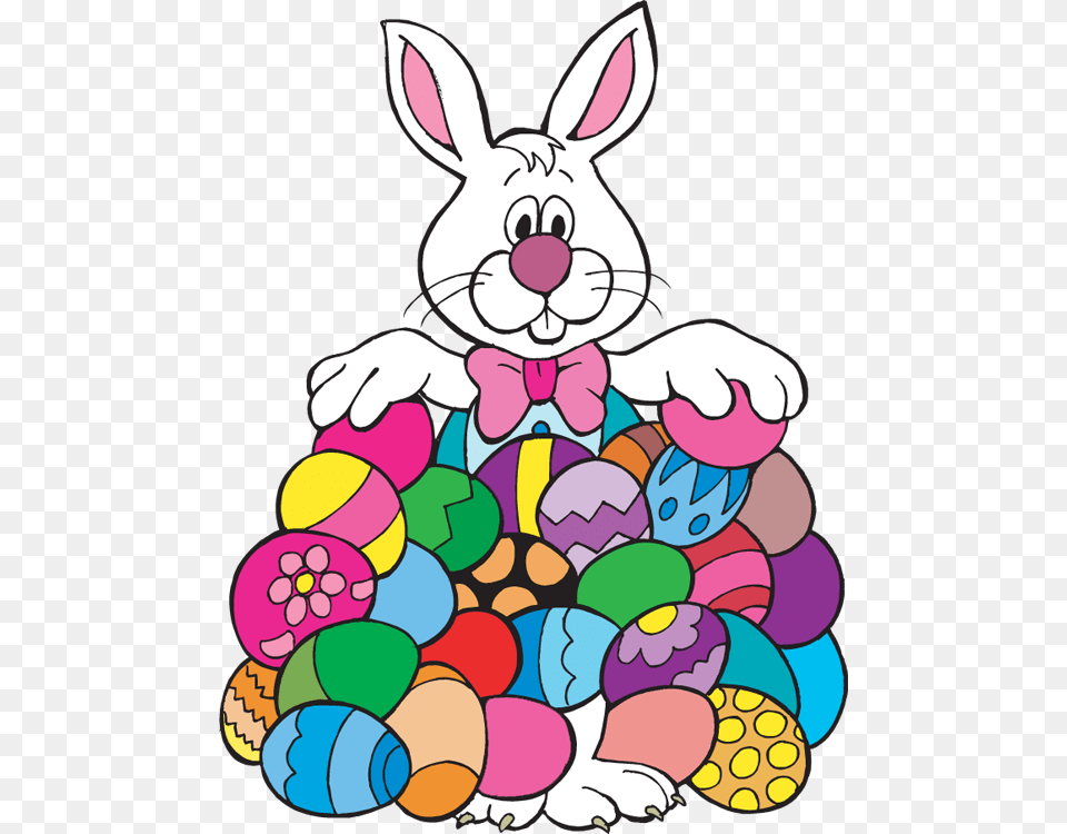 Easter Border Clipart, Animal, Mammal, Rabbit, Food Png Image