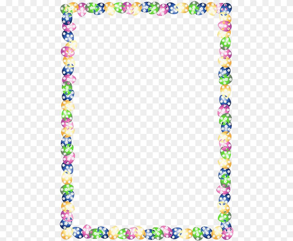 Easter Border Clipart Frame Easter Border Clipart, Accessories, Jewelry, Necklace Free Png Download