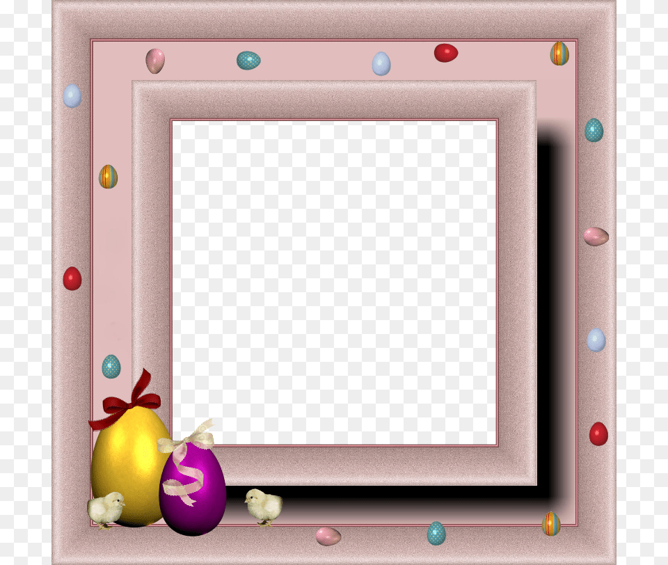 Easter Border Transparent Easter Frames, Animal, Bird, Computer Hardware, Electronics Png Image