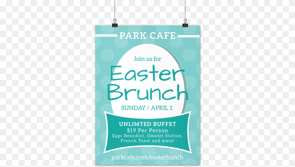 Easter Brunch Poster Template Preview Banner, Advertisement Free Transparent Png