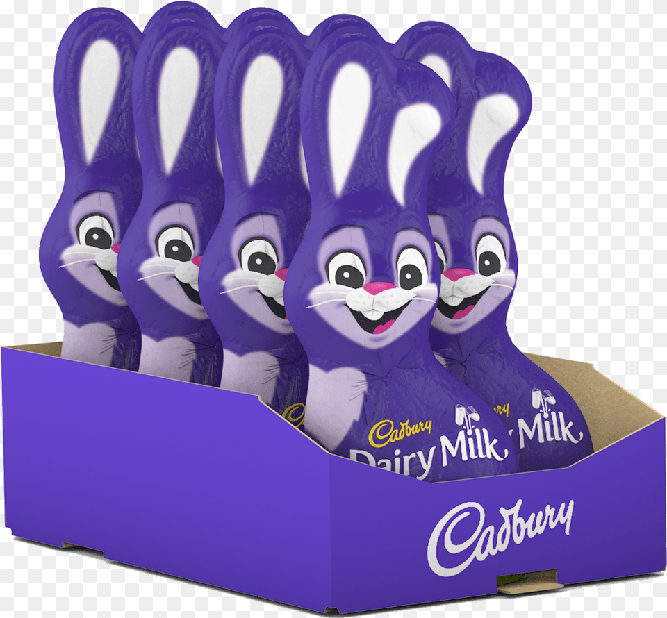 Easter Bunny 100g Box Of Cadbury, Purple, Baby, Person, Cardboard Free Png Download