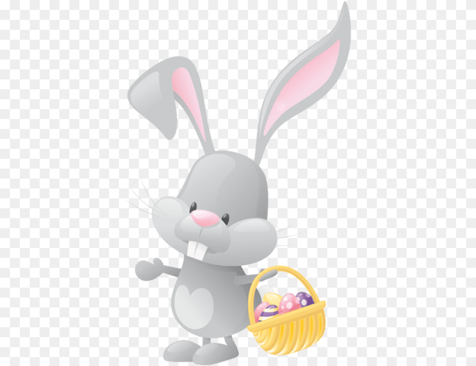 Easter Bunny Basket Easter Bunny Transparent Background, Animal, Mammal, Rabbit Png Image