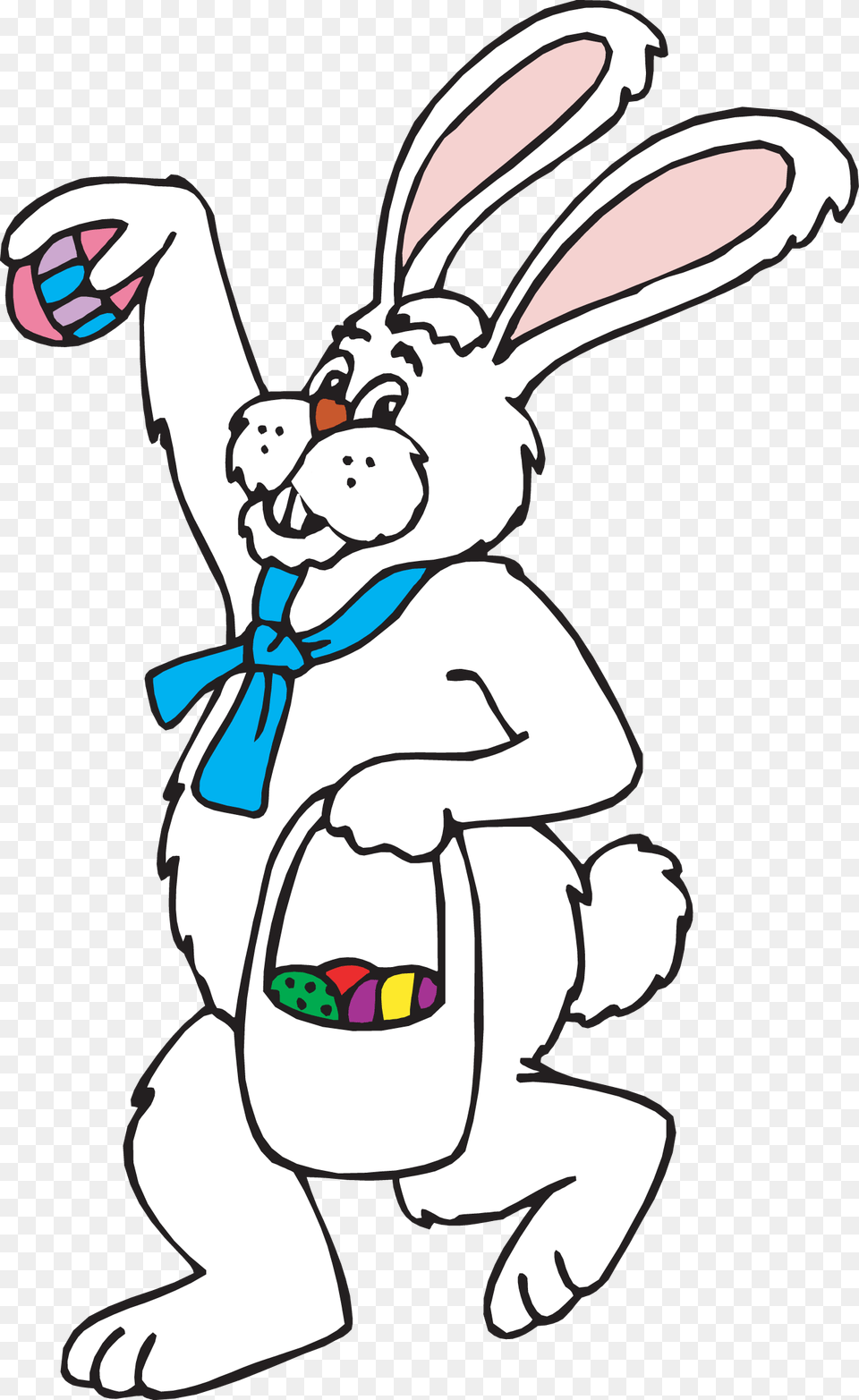 Easter Bunny Clip Art Frame, Book, Comics, Publication, Baby Png Image