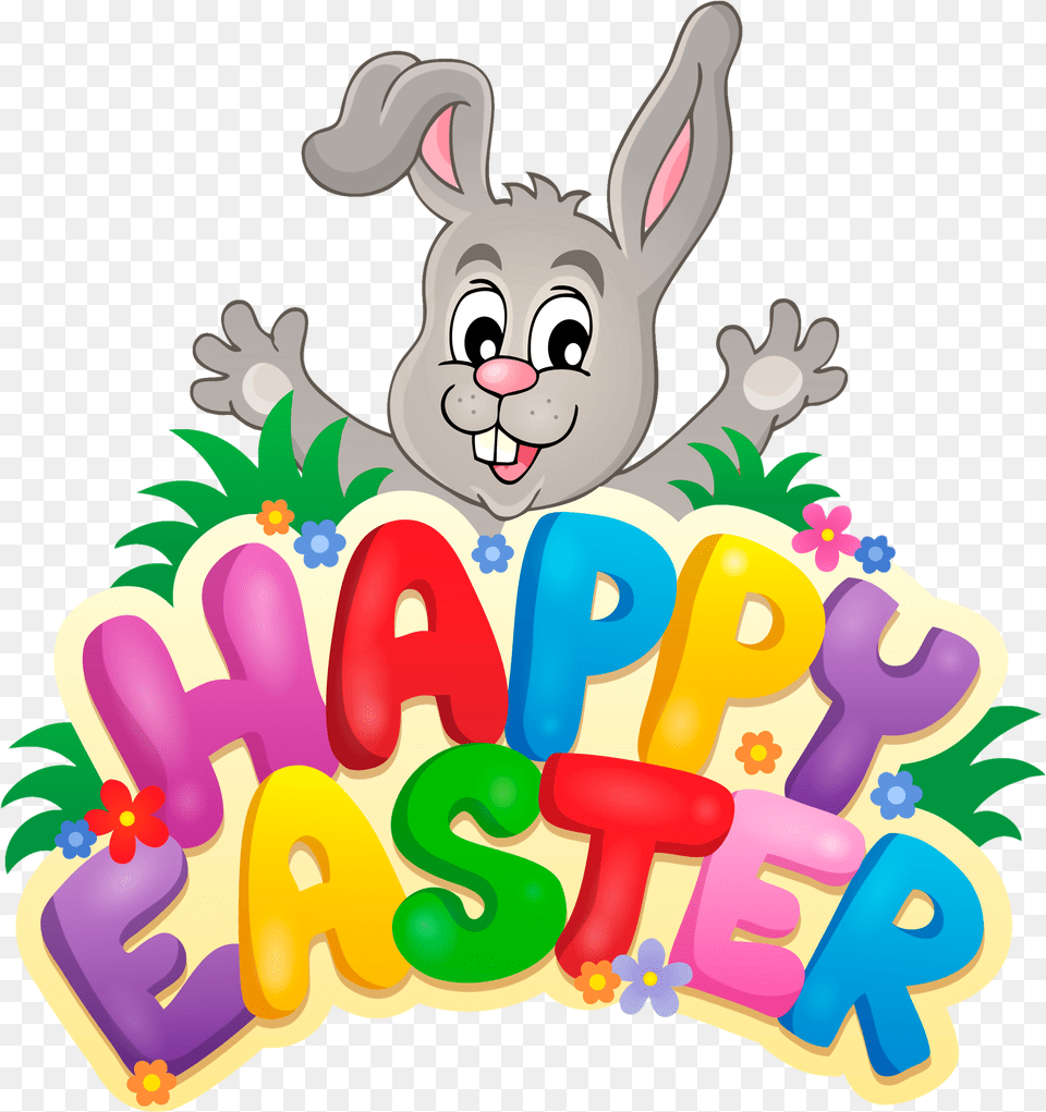 Easter Bunny Clip Art Happy, Person, People, Birthday Cake, Cake Free Png Download