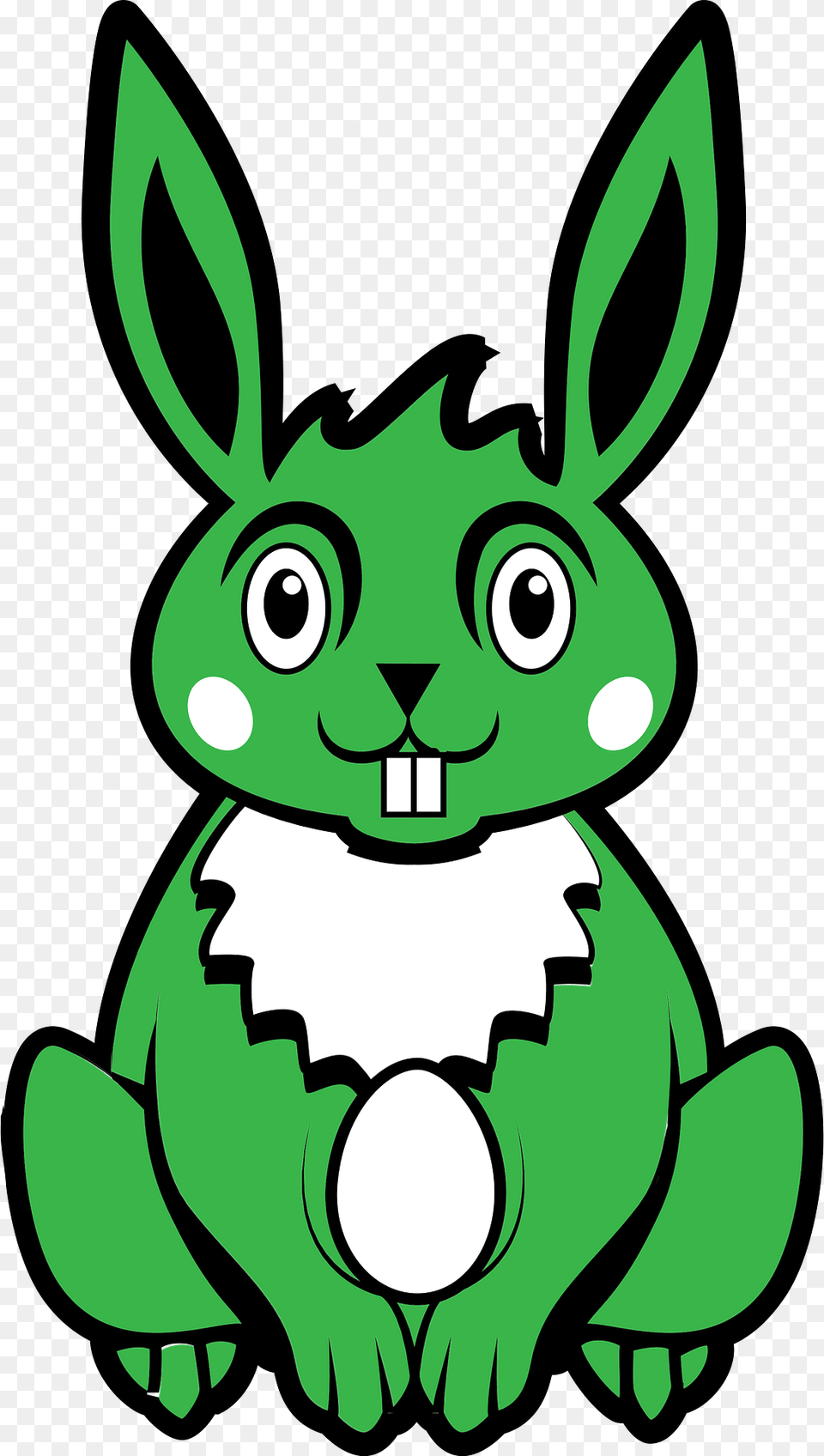 Easter Bunny Clipart, Green, Animal, Bear, Mammal Png