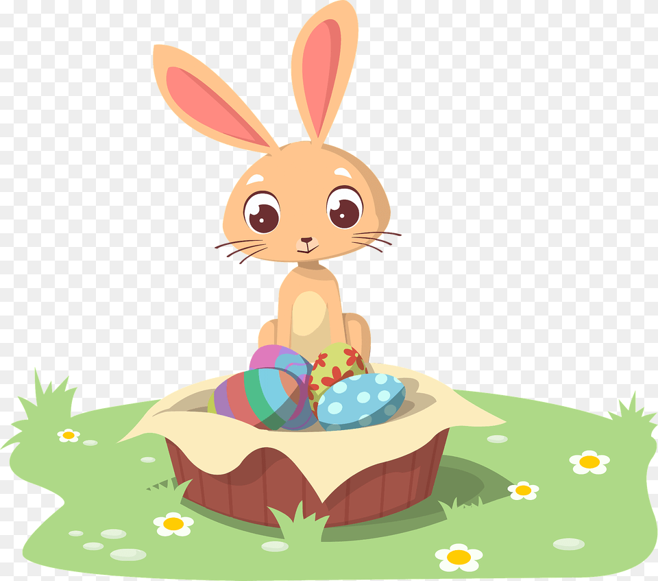 Easter Bunny Clipart, Food, Birthday Cake, Cake, Cream Png Image