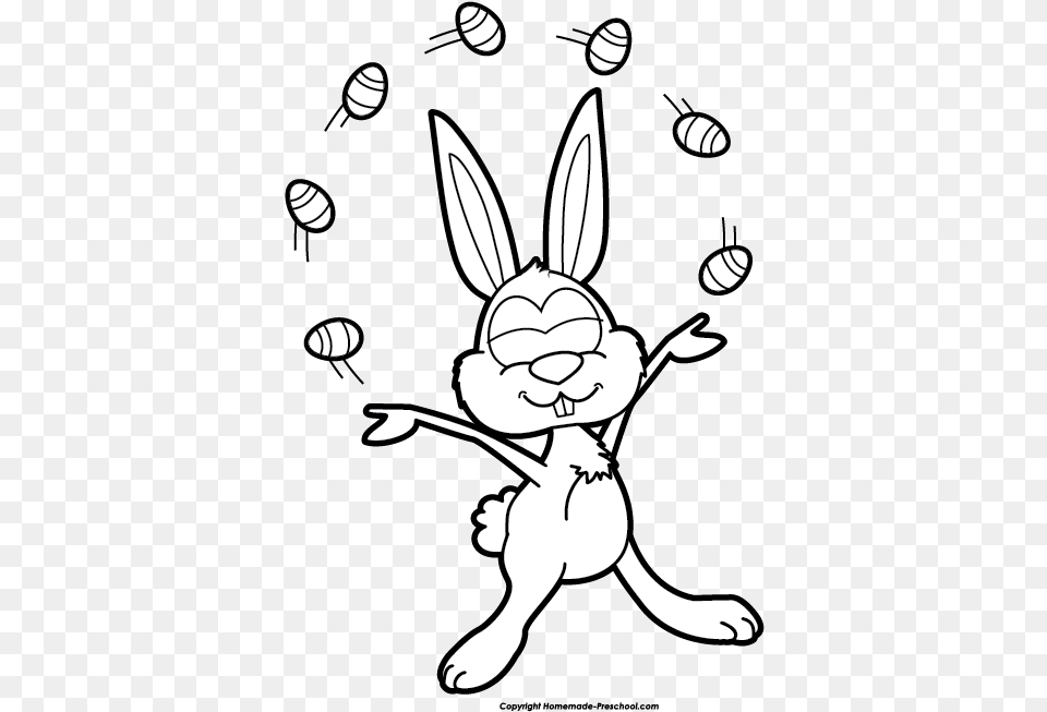 Easter Bunny Clipart Clip Art, Stencil, Baby, Person, Cartoon Free Png