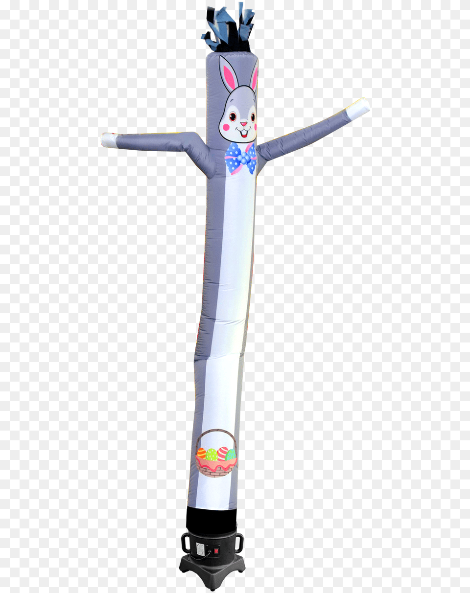 Easter Bunny Design 10ft Air Dancers Inflatable Tube Cross, Sword, Weapon, Symbol, Face Free Png Download