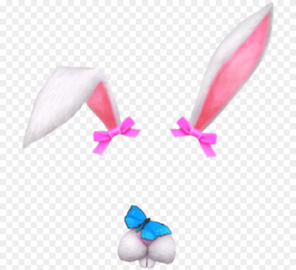 Easter Bunny Ears Rabbit Snapchat Filter, Flower, Petal, Plant, Accessories Png