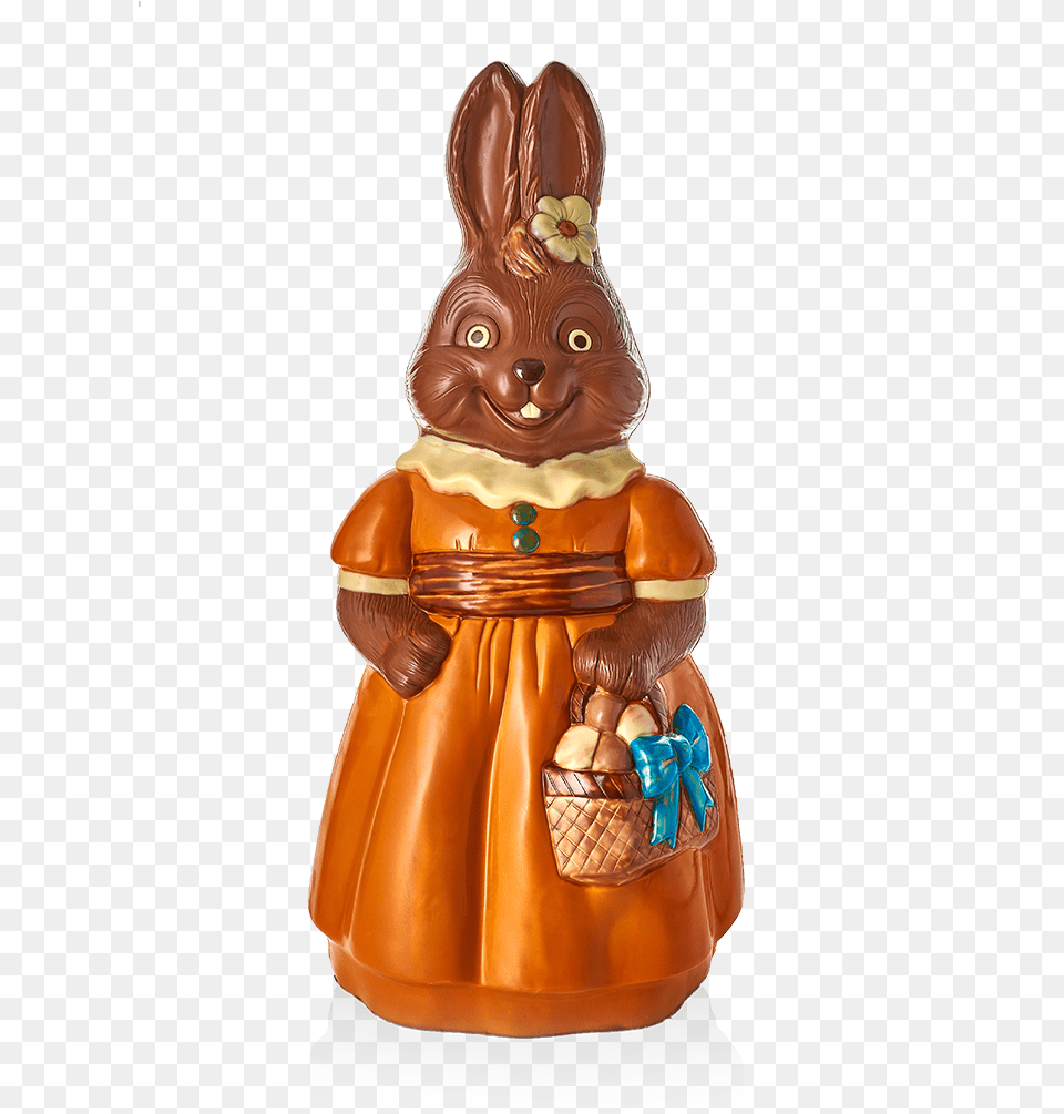 Easter Bunny Girl Figurine, Toy, Bag, Cream, Dessert Free Png Download