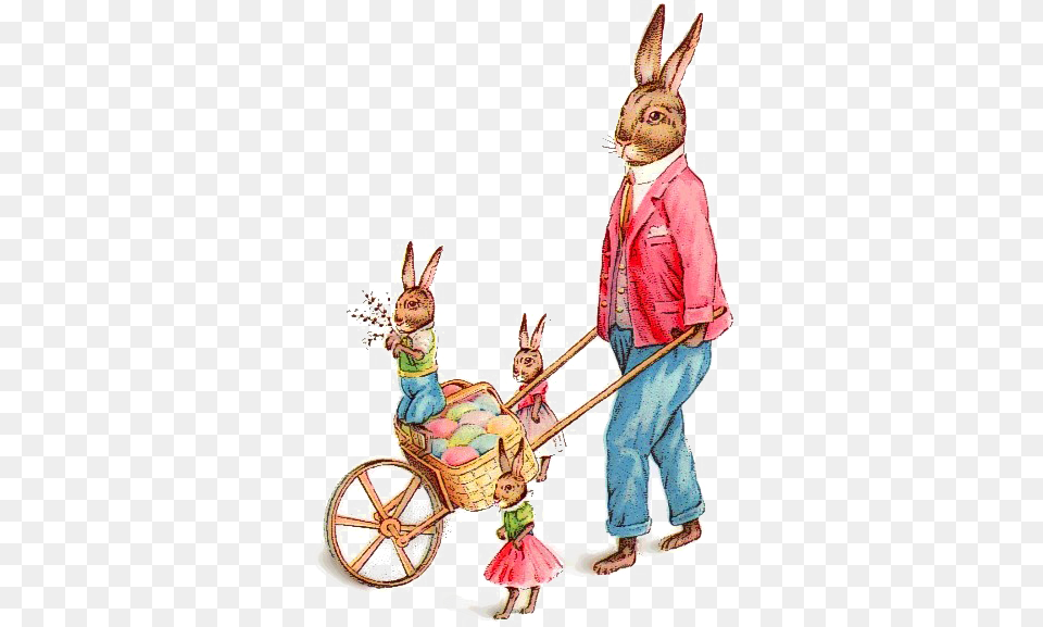 Easter Bunny Photo Public Domain Easter, Machine, Wheel, Adult, Male Free Png