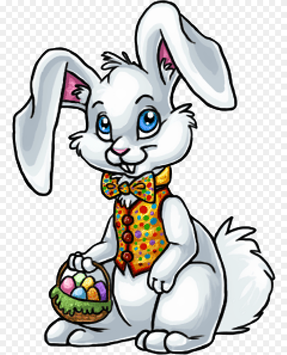 Easter Bunny Rabbit Clip Art Easter Rabbit Bunny Vector Easter Bunny Cartoon Drawing, Baby, Person, Face, Head Free Png Download