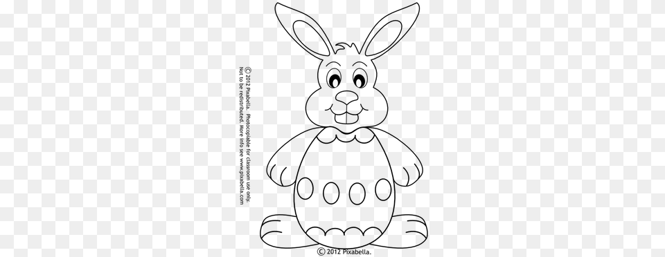 Easter Bunny Rabbit Outline Coloring Book, Astronomy, Moon, Nature, Night Free Transparent Png