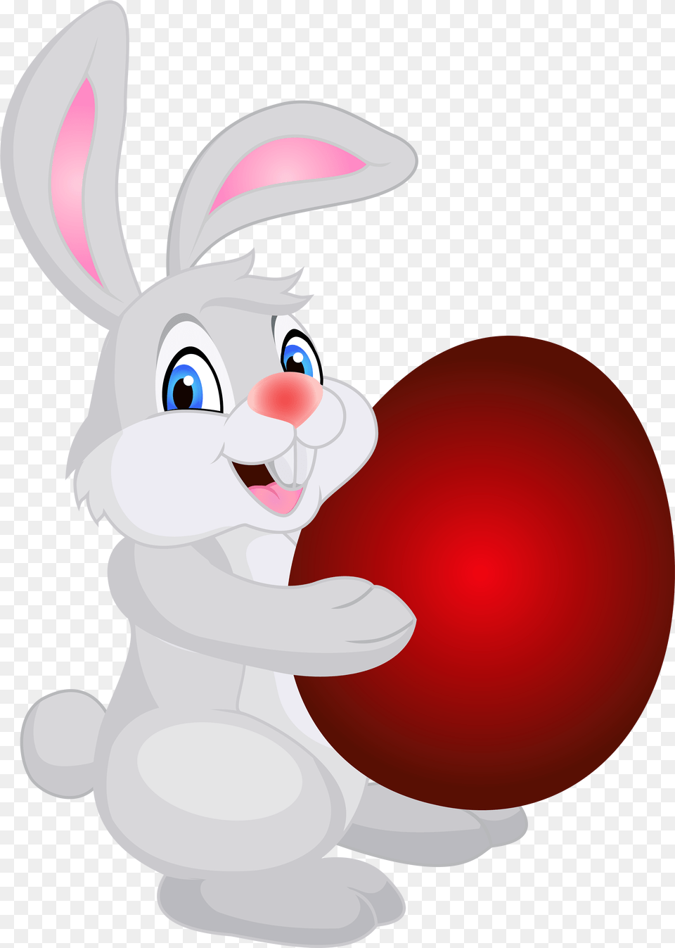 Easter Bunny Red Egg, Animal, Mammal, Rabbit Png Image