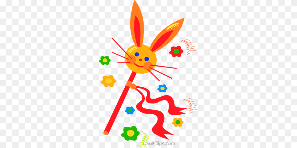 Easter Bunny Royalty Vector Clip Art Illustration, Graphics, Floral Design, Pattern Free Png Download
