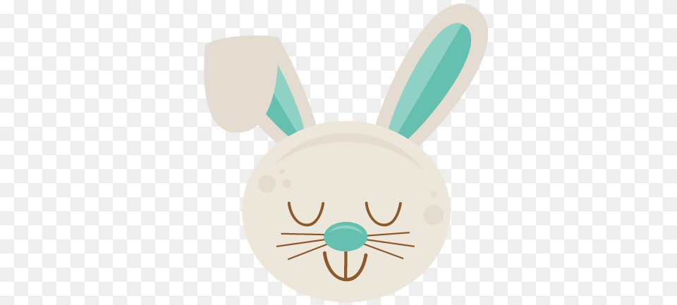 Easter Bunny Svg Scrapbook Cut File Happy, Cutlery, Animal, Mammal, Rabbit Free Png Download