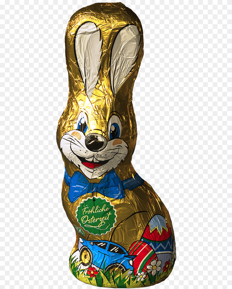 Easter Bunny Tracy Chocolate Picture, Aluminium, Food, Sweets, Person Free Png Download