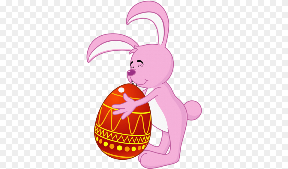 Easter Bunny Transparent Clipart Easter Bunny, Egg, Food, Easter Egg, Baby Free Png
