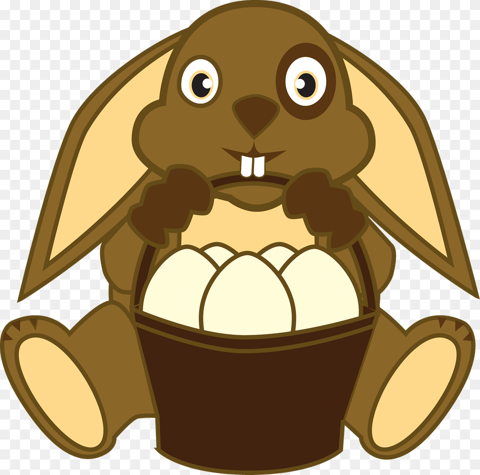 Easter Bunny With A Basket Clipart, Device, Grass, Lawn, Lawn Mower Png Image