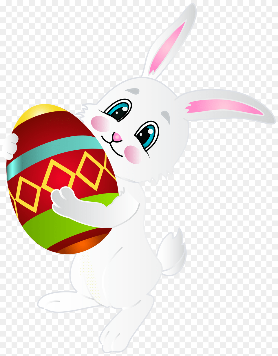 Easter Bunny With Egg Clip Art, Baby, Person Free Png