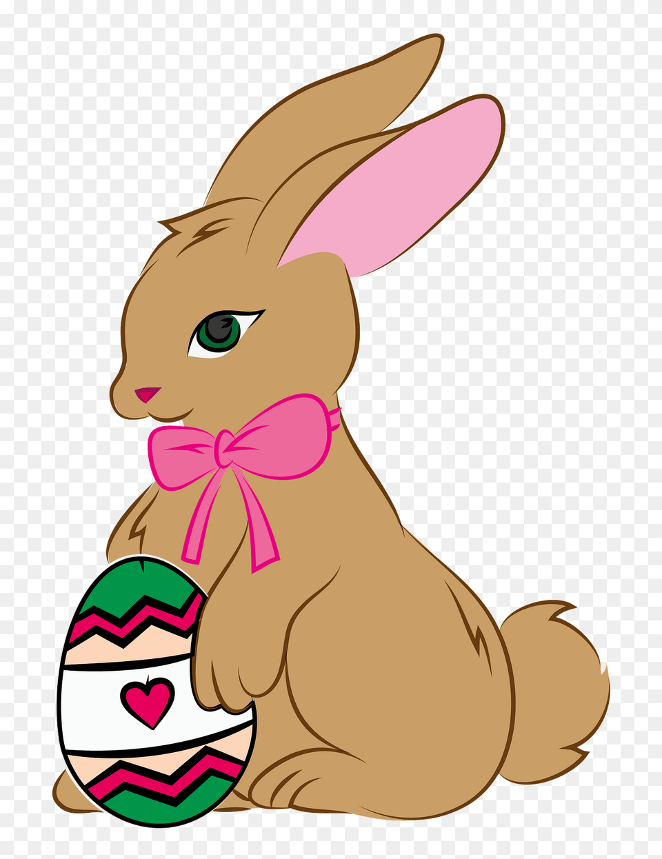 Easter Bunny With Egg Clipart, Animal, Mammal, Rabbit, Baby Free Transparent Png