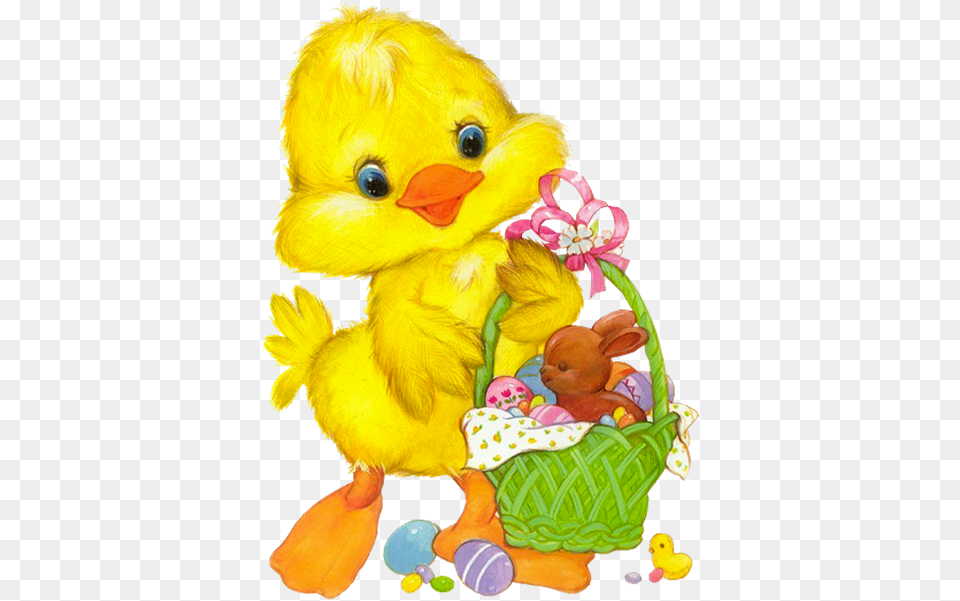 Easter Chicken Clipart Happy Easter Chick Clipart, Teddy Bear, Toy, Animal, Bird Free Png