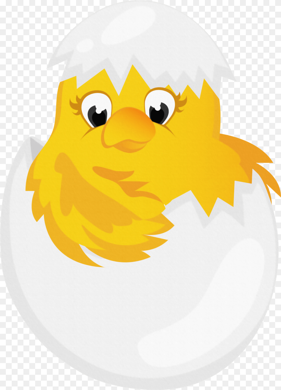 Easter Chicken In Egg Transparent Clipart, Animal, Bird, Eagle Png Image