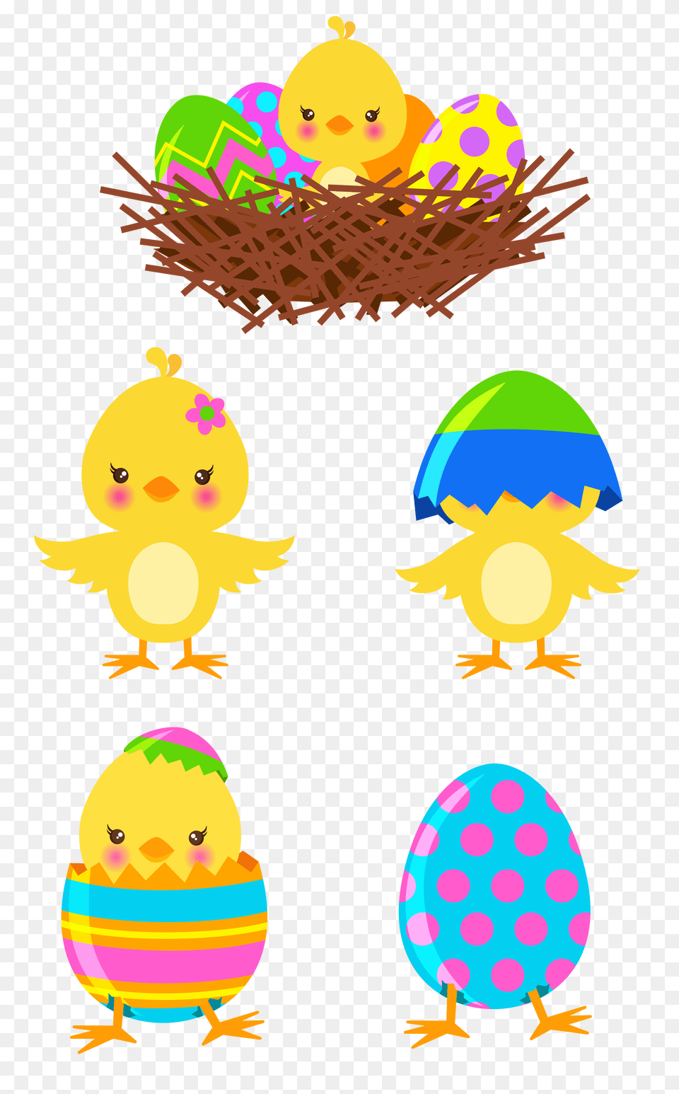 Easter Chicks Clipart, Egg, Food, Easter Egg, Baby Png Image