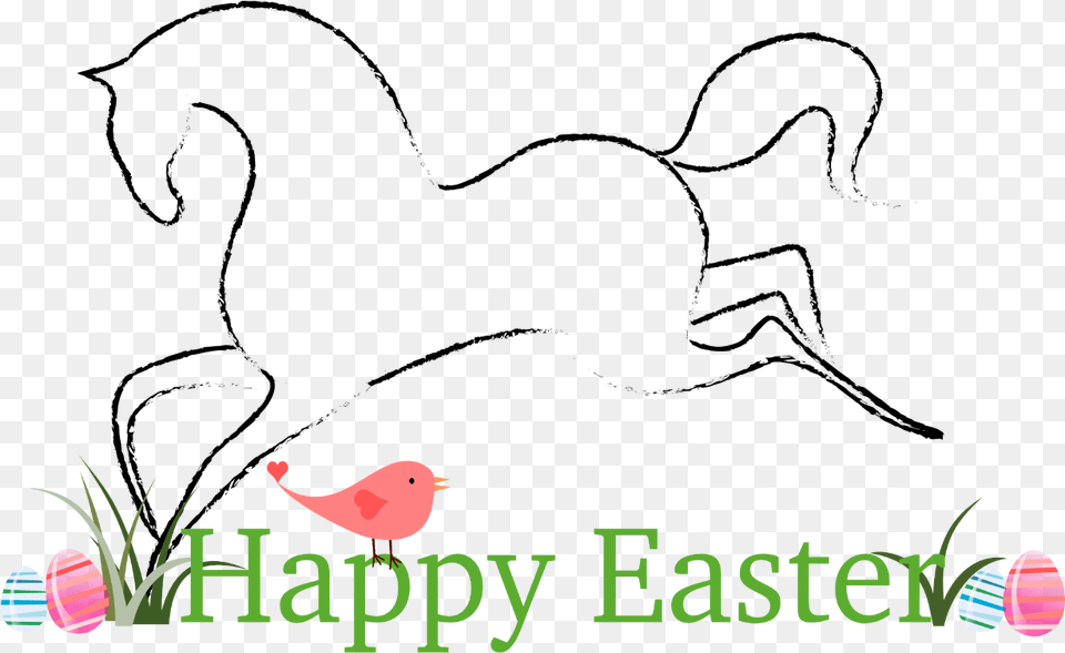 Easter Clipart Horse Easter Horse Clipart, Animal, Bird, Art, Graphics Free Png