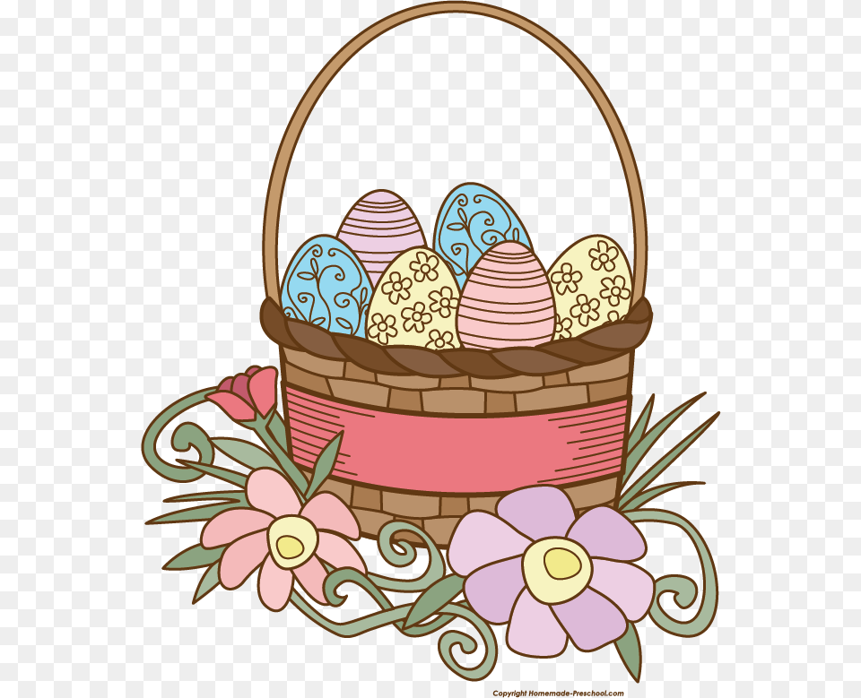 Easter Clipart Picnic, Basket, Egg, Food, Dynamite Png