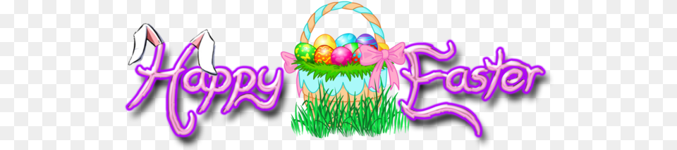 Easter Clipart Text Easter, Purple Free Transparent Png