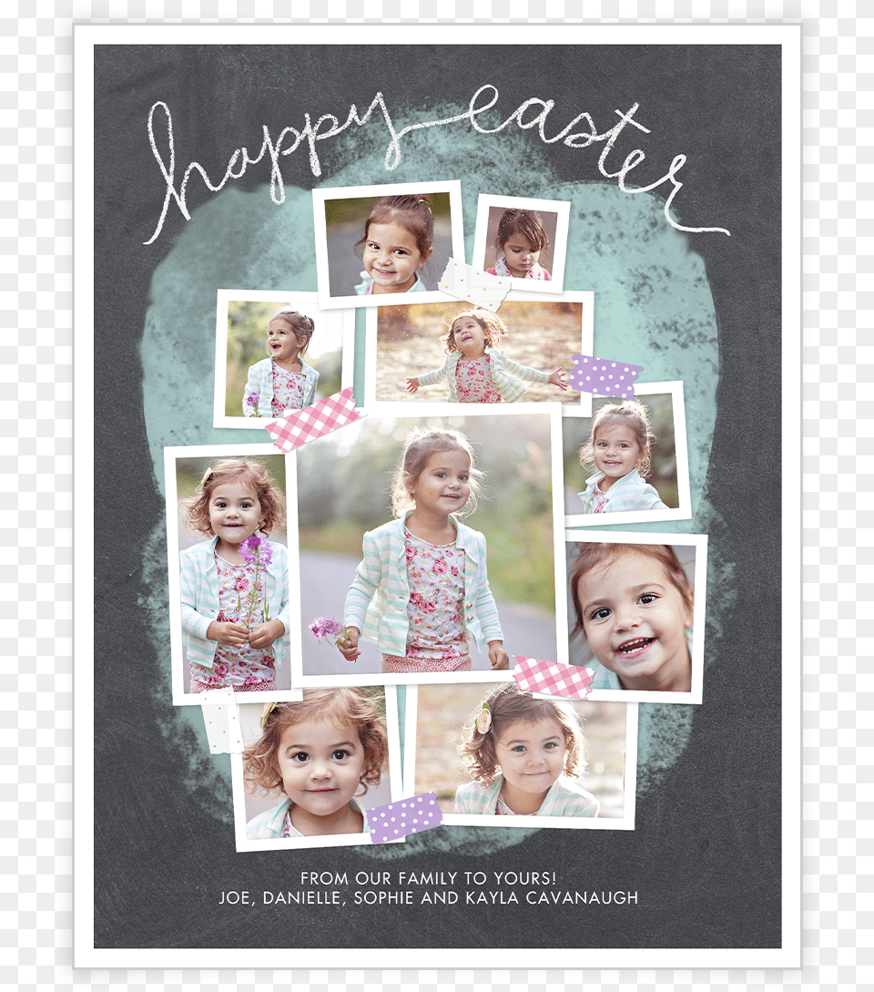 Easter Collage Printable Picture Frame, Art, Photography, Person, Head Free Png Download