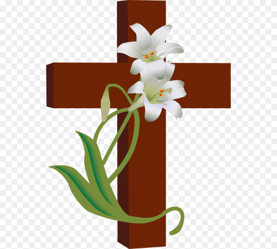 Easter Cross Clipart, Flower, Plant, Lily, Anther Free Png Download